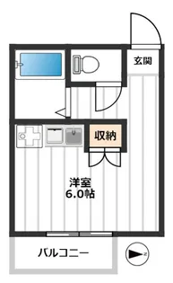 フルーレK【1階】の間取り