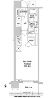 コンフォリア秋葉原EAST【2階】の間取り