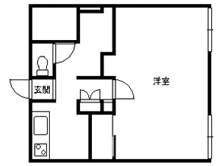 太田グリーンハイツ2【1階】の間取り
