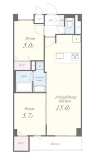 パークフレア【2階】の間取り