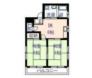 サンシャイン長岡【2階】の間取り