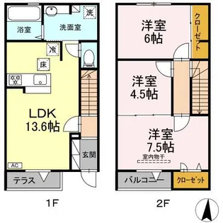 Cortile Y(コルティーレ ワイ)の間取り