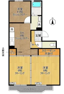 アーバンハウス石黒【3階】の間取り