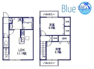 イーグル夏山の間取り