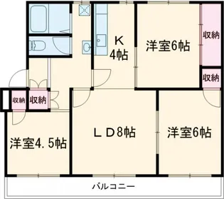 ヴィラナリー加東III 2号棟【4階】の間取り