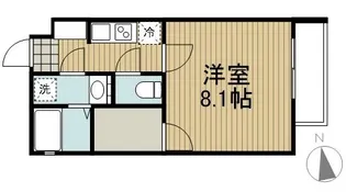 ミニョン西国分寺【2階】の間取り