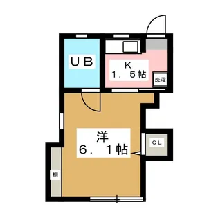 ホワイトハイムB【2階】の間取り