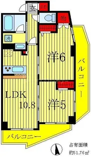 アーク金町レジデンス【8階】の間取り