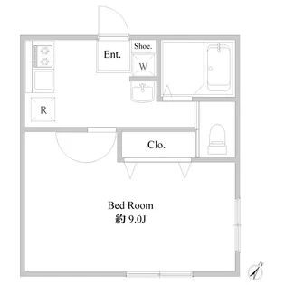 ハウスカーマイン【1階】の間取り