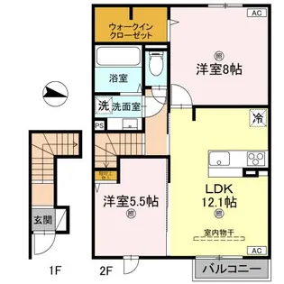 Le Ciel【2階】の間取り