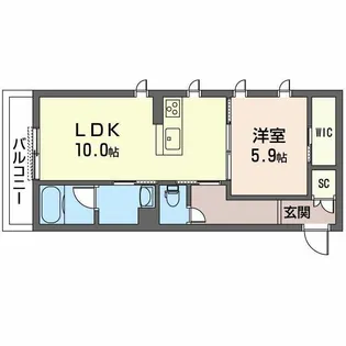 セレナ ヴィラ【2階】の間取り