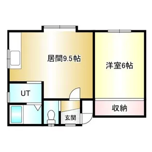 M・KハイツA【2階】の間取り