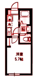 BLOOM平間【1階】の間取り