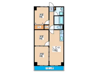 ドルミ京橋【10階】の間取り
