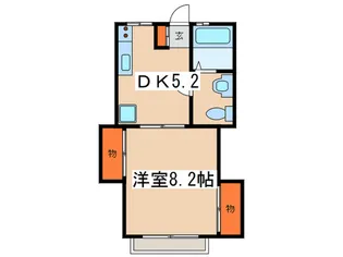 COZY APT【1階】の間取り