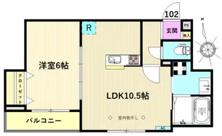 ボニーハウス【1階】の間取り
