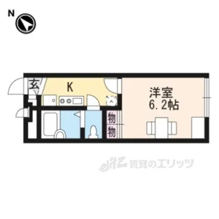 レオパレスエム・エム【1階】の間取り