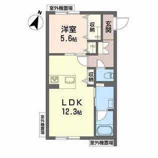 シャーメゾン パン サンク【1階】の間取り