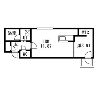 仮)GA-福住1-1MS A棟【2階】の間取り