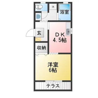 サンシティコタカ【1階】の間取り
