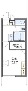 レオパレスTコート【2階】の間取り