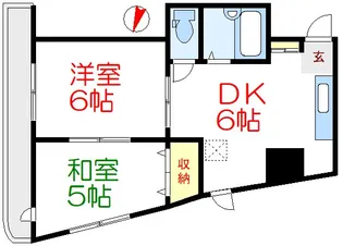 メゾンムーヴェル【4階】の間取り