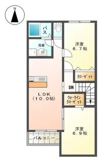 パールM&M【2階】の間取り
