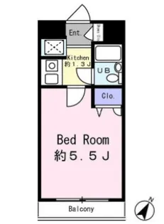 センチュリー川崎高津【1階】の間取り