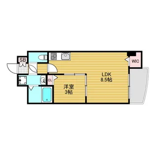 SEST新大阪【10階】の間取り