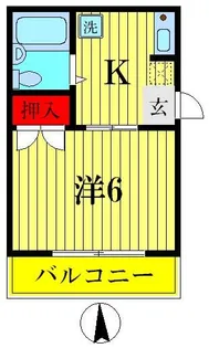 大滝ハイツ【2階】の間取り