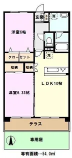 デュークWATANABE【1階】の間取り