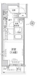 アイル東京深川【5階】の間取り
