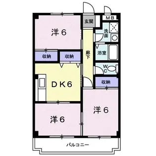 パーク マリッチ【1階】の間取り