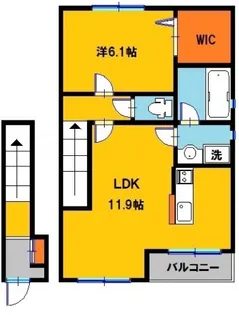 オレウムII【2階】の間取り