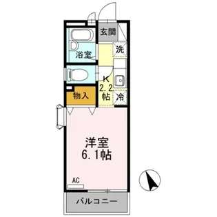 プレアディス2000【1階】の間取り