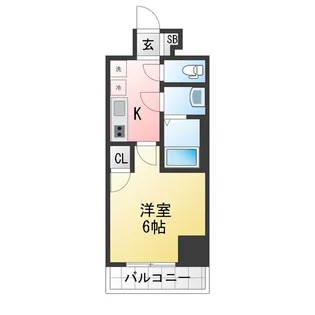 オーキッドレジデンス西川口【5階】の間取り