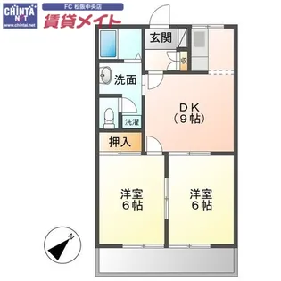 セザンヌ【1階】の間取り