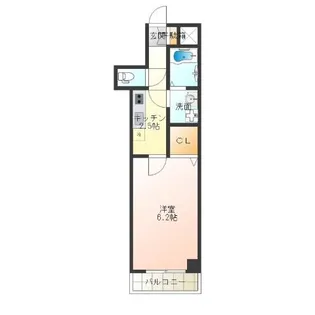 グランパシフィック花園北II【7階】の間取り