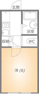 サンライト日光【2階】の間取り