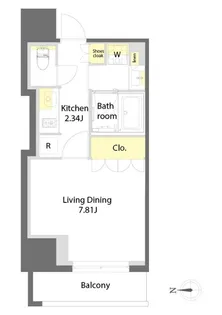 プライムメゾン文京本郷【2階】の間取り