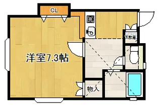 ヴィアーレ学校町【1階】の間取り