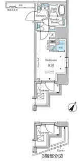 ラテスト白金台【9階】の間取り
