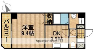 グレイス第8マンション【5階】の間取り