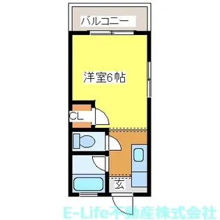 渡鹿ハイツ【2階】の間取り