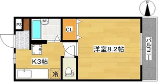 ジュンハイツ【1階】の間取り