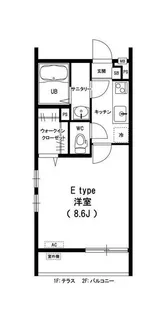 リブリ・MonTanaII【2階】の間取り