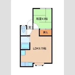 Fineテラス【2階】の間取り