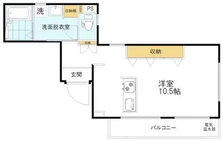 エレガンス石神井【4階】の間取り