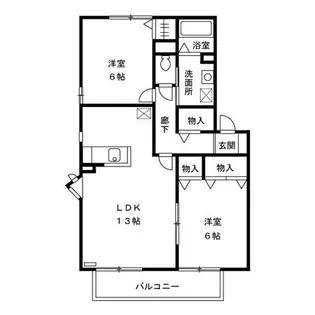 メイプルハウス CI・II・III【2階】の間取り