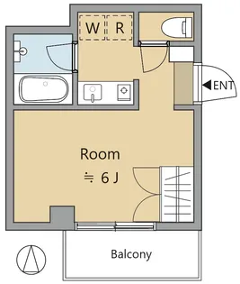 メゾンクレール【4階】の間取り
